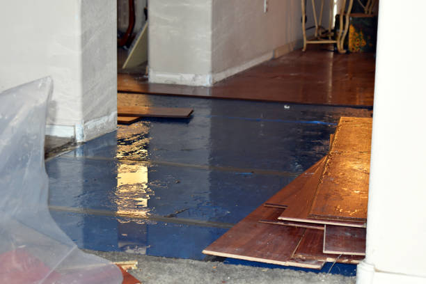 Professional Water Damage Restoration technician working in Norman, OK